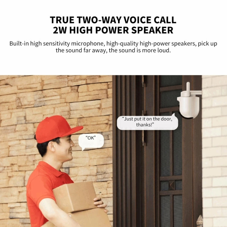 Original Xiaomi CW700S Outdoor Camera 4MP Full Color Night Vision WiFi Camera, US Plug by Xiaomi