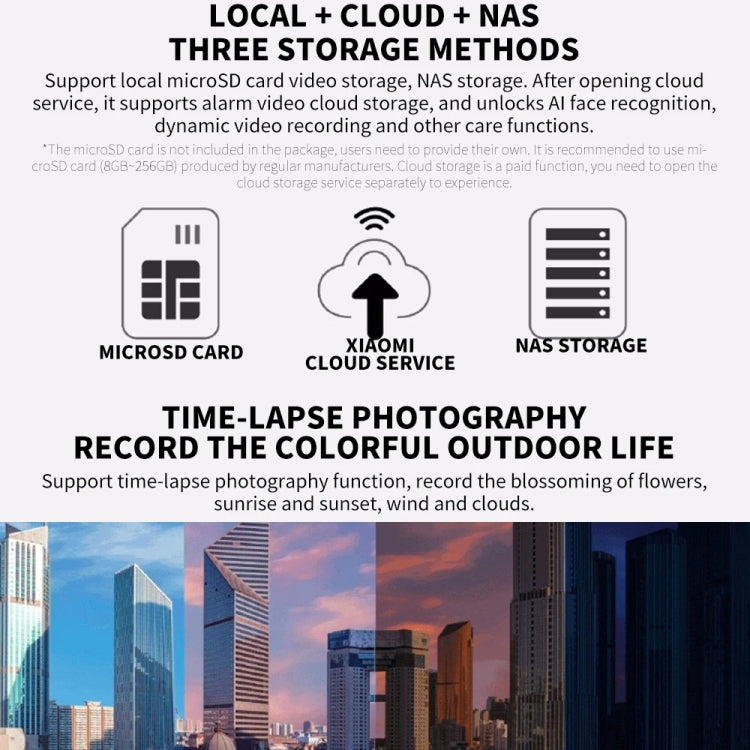 Original Xiaomi CW700S Outdoor Camera 4MP Full Color Night Vision WiFi Camera, US Plug by Xiaomi