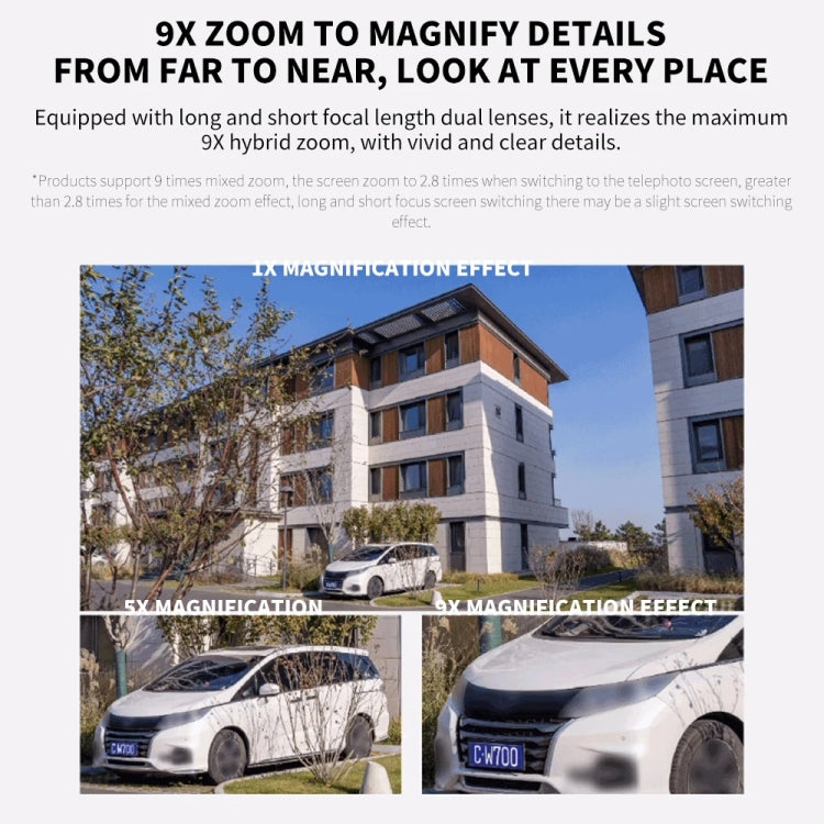 Original Xiaomi CW700S Outdoor Camera 4MP Full Color Night Vision WiFi Camera, US Plug by Xiaomi