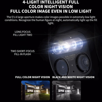 Original Xiaomi CW700S Outdoor Camera 4MP Full Color Night Vision WiFi Camera, US Plug by Xiaomi