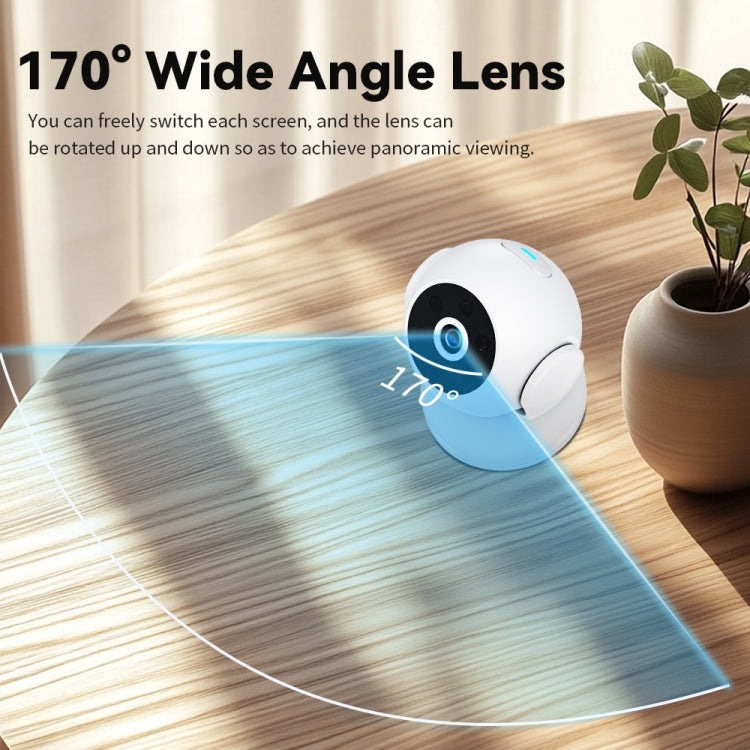 A5 Portable Mini 4K HD Camera Night Vision Home Security Micro Camcorder (White) by bashfashion