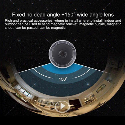 A9 1080P WiFi IP Action Camera Mini DV(Black) by bashfashion