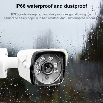 633W / IP POE (Power Over Ethernet) 720P IP Camera Outdoor Home Security Surveillance Camera, IP66 Waterproof, Support Night Vision & Phone Remote View(White) by bashfashion