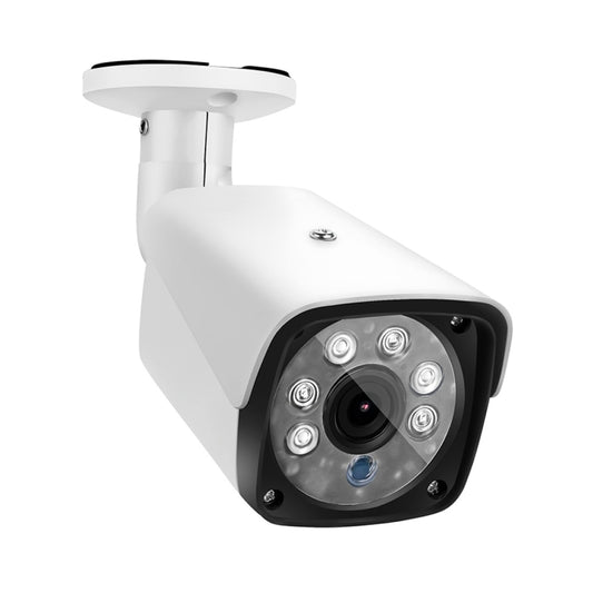 633H2 / A 1080P 3.6mm Lens CCTV DVR Surveillance System IP66 Weatherproof Indoor Security Bullet Camera with 6 LED Array, Support Night Vision(White) by bashfashion