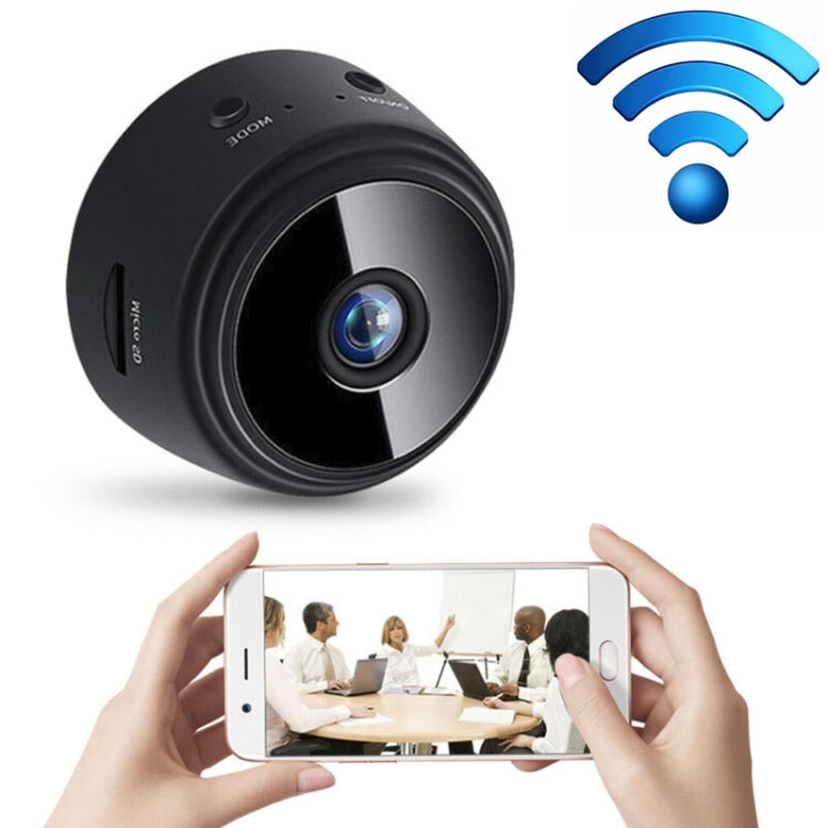 A9 720P Wifi Wireless Network Camera Wide-angle Recorder(Black) by bashfashion