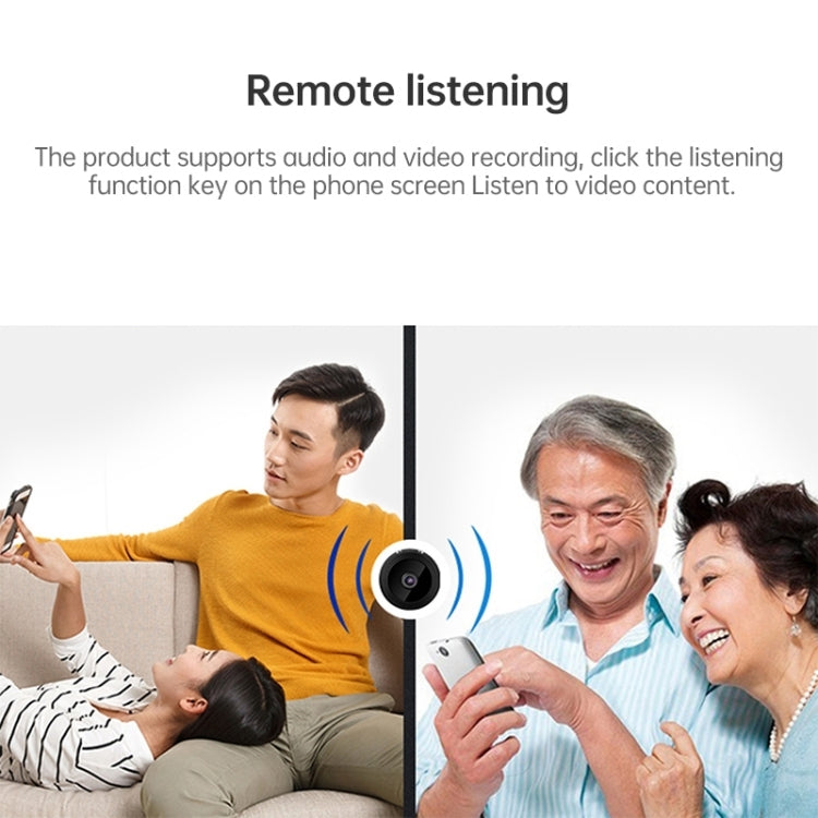 A9 720P Wifi Wireless Network Camera Wide-angle Recorder(Black) by bashfashion