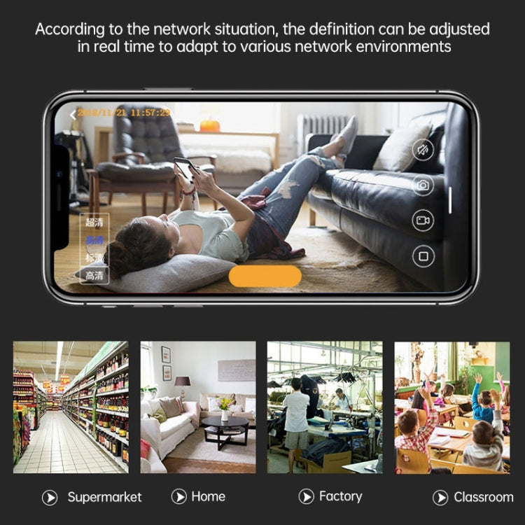 A9 720P Wifi Wireless Network Camera Wide-angle Recorder(Black) by bashfashion