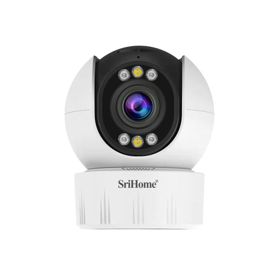 SriHome SH046 4.0 Million Pixels FHD Low Power Consumption Wireless Home Security Camera System (US Plug) by SriHome