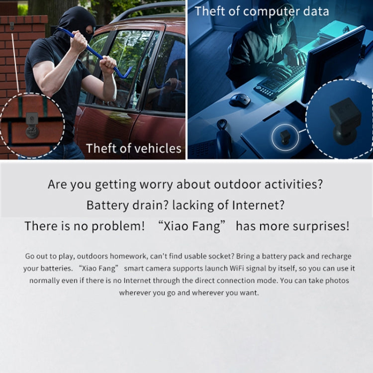 CAMSOY S1T 1080P WiFi Wireless Network Action Camera Wide-angle Recorder (Black) by CAMSOY