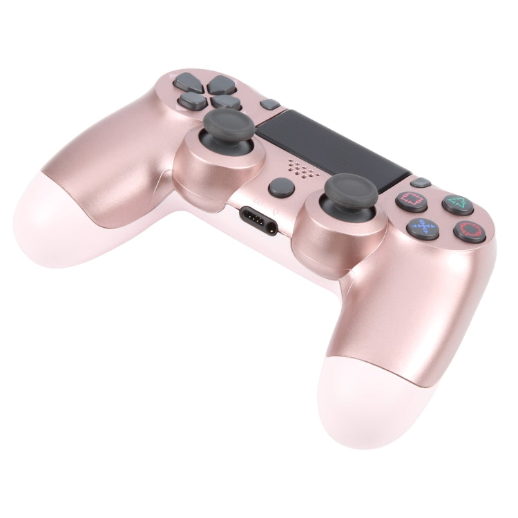 Wireless Bluetooth Snowflake Button Game Controller for Sony PS4 (Rose Gold) by bashfashion