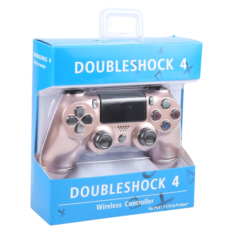 Wireless Bluetooth Snowflake Button Game Controller for Sony PS4 (Rose Gold) by bashfashion