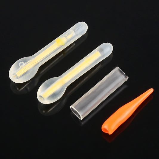 10 Packs Bulb Shape Luminous Float Night Fishing Light Stick, Visibility: 30m, Size: 3.0 x 25mm by bashfashion