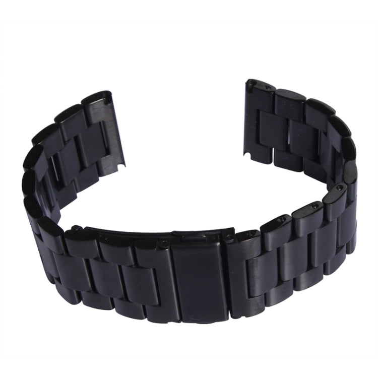 For Apple Watch 38mm Classic Buckle Steel Watch Band Replacement, Only Used in Conjunction with Connectors ( S-AW-3291 )(Black) by bashfashion