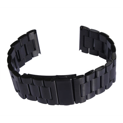 For Apple Watch 38mm Classic Buckle Steel Watch Band Replacement, Only Used in Conjunction with Connectors ( S-AW-3291 )(Black) by bashfashion