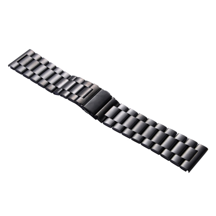 For Apple Watch 38mm Classic Buckle Steel Watch Band Replacement, Only Used in Conjunction with Connectors ( S-AW-3291 )(Black) by bashfashion