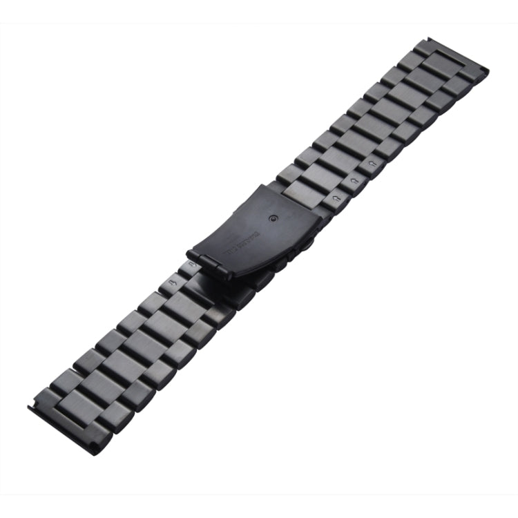 For Apple Watch 38mm Classic Buckle Steel Watch Band Replacement, Only Used in Conjunction with Connectors ( S-AW-3291 )(Black) by bashfashion