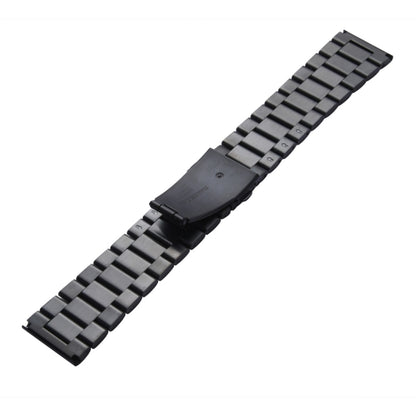 For Apple Watch 38mm Classic Buckle Steel Watch Band Replacement, Only Used in Conjunction with Connectors ( S-AW-3291 )(Black) by bashfashion