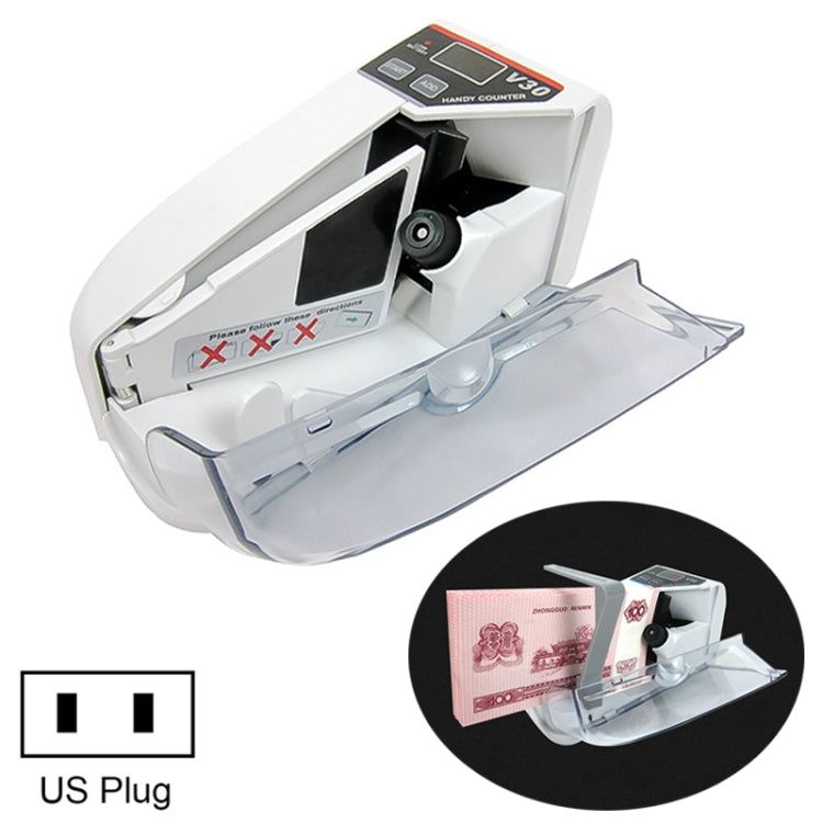 V30 Mini Portable Multi Paper Currency Counting Money Counter, US Plug by bashfashion