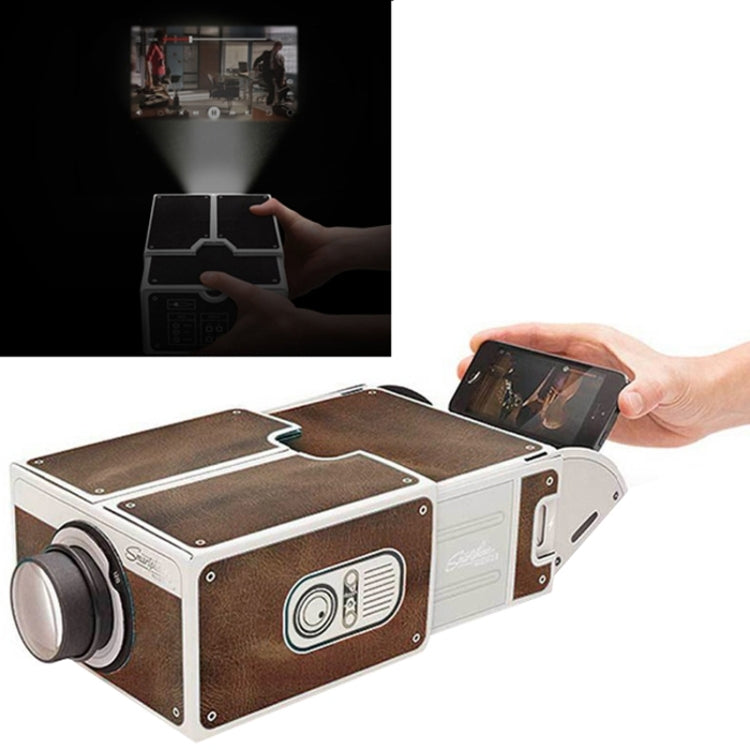 Cardboard Smartphone Projector 2.0 / DIY Mobile Phone Projector Portable Cinema by bashfashion