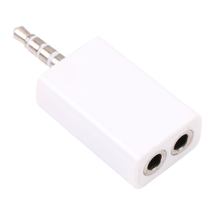 3.5mm Headphone Splitter Adapter, Compatible with Phones, Tablets, Headphones, MP3 Player, Car/Home Stereo & More(White) by bashfashion