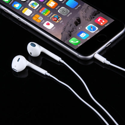 3.5mm Earphones with Wired Control and Mic for Android Phones / PC / MP3 Player / Laptops(White) by bashfashion