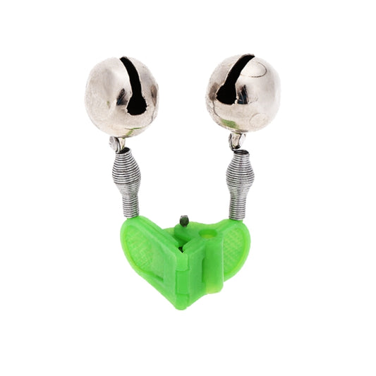10 PCS Fishing Accessory Twin Bells Clip On Fishing Rod Fishing Bait Alarm, Random Color Delivery by bashfashion