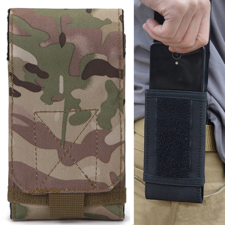 Stylish Outdoor Water Resistant Fabric Cell Phone Case, Size: approx. 17cm x 8.3cm x 3.5cm (Sand Color) by bashfashion