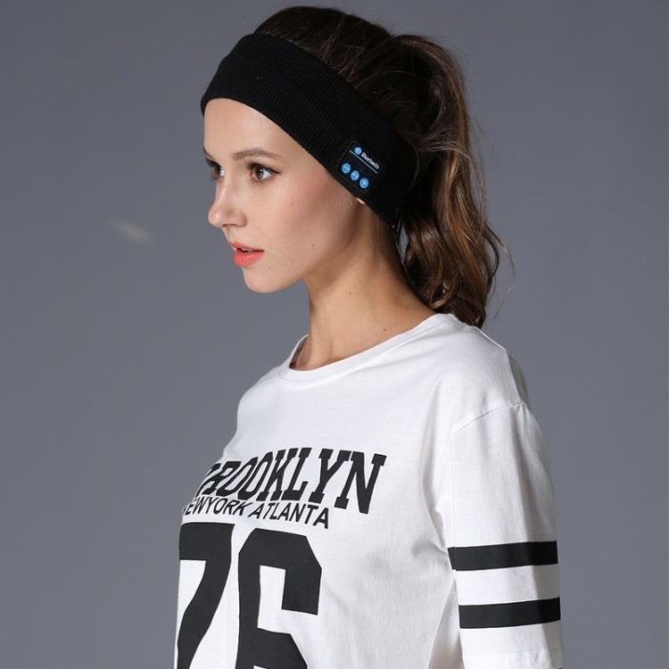 My-Call Bluetooth V5.0 Headsfree Sport Headband Music Headwear for iPhone 6 & 6s / iPhone 5 & 5S / iPhone 4 & 4S and Other Bluetooth Devices(Black) by bashfashion