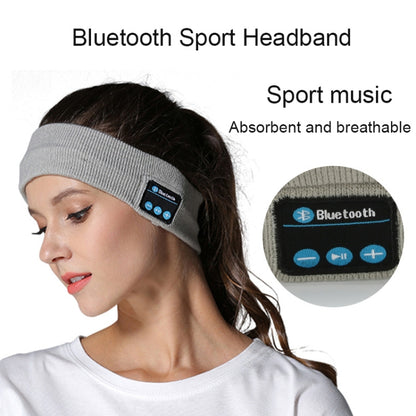 My-Call Bluetooth V5.0 Headsfree Sport Headband Music Headwear for iPhone 6 & 6s / iPhone 5 & 5S / iPhone 4 & 4S and Other Bluetooth Devices(Dark Gray) by bashfashion