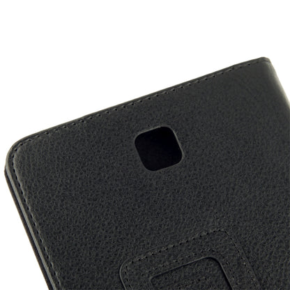 Litchi Texture Flip Leather Case with Holder for Galaxy Tab 4 7.0 / T230 / T231 / T235(Black) by bashfashion