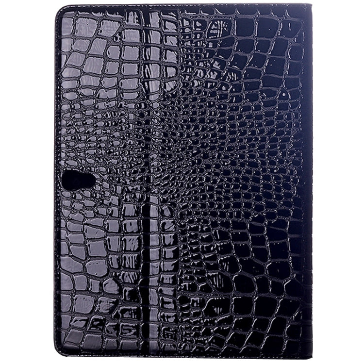 Crocodile Texture Flip Leather Case with Holder for Galaxy Tab S 10.5 / T800(Black) by bashfashion