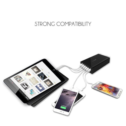 VEDFUN TurboCube D620 Six Ports Quick Charge 3.0 + SDDC Technology USB Charger, EU/US/UK Plug by VEDFUN