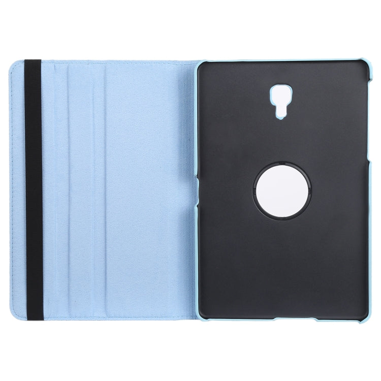 Litchi Texture Horizontal Flip 360 Degrees Rotation Leather Case for Samsung Galaxy Tab A 10.5 T590, with Holder(Baby Blue) by bashfashion