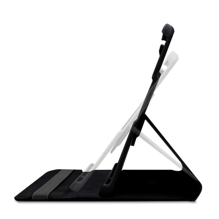 Litchi Texture Horizontal Flip 360 Degrees Rotation Leather Case for Galaxy Tab S4 10.5 T830 / T835, with Holder (Black) by bashfashion