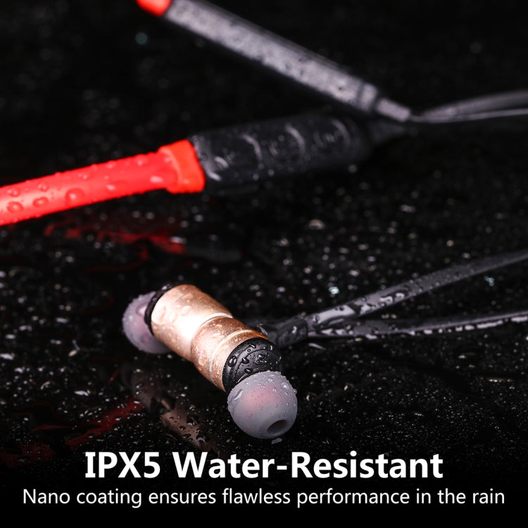 BTH-S8 Sports Style Magnetic Wireless Bluetooth In-Ear Headphones, For iPhone, Galaxy, Huawei, Xiaomi, LG, HTC and Other Smart Phones, Working Distance: 10m(Gold) by bashfashion