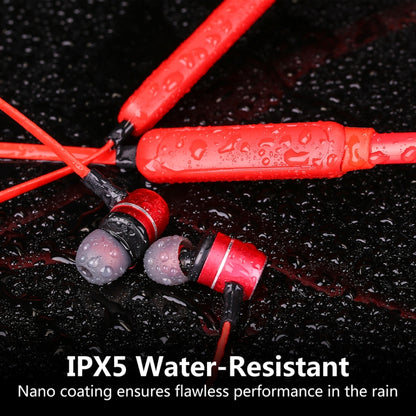 BTH-S8 Sports Style Magnetic Wireless Bluetooth In-Ear Headphones, For iPhone, Galaxy, Huawei, Xiaomi, LG, HTC and Other Smart Phones, Working Distance: 10m(Red) by bashfashion