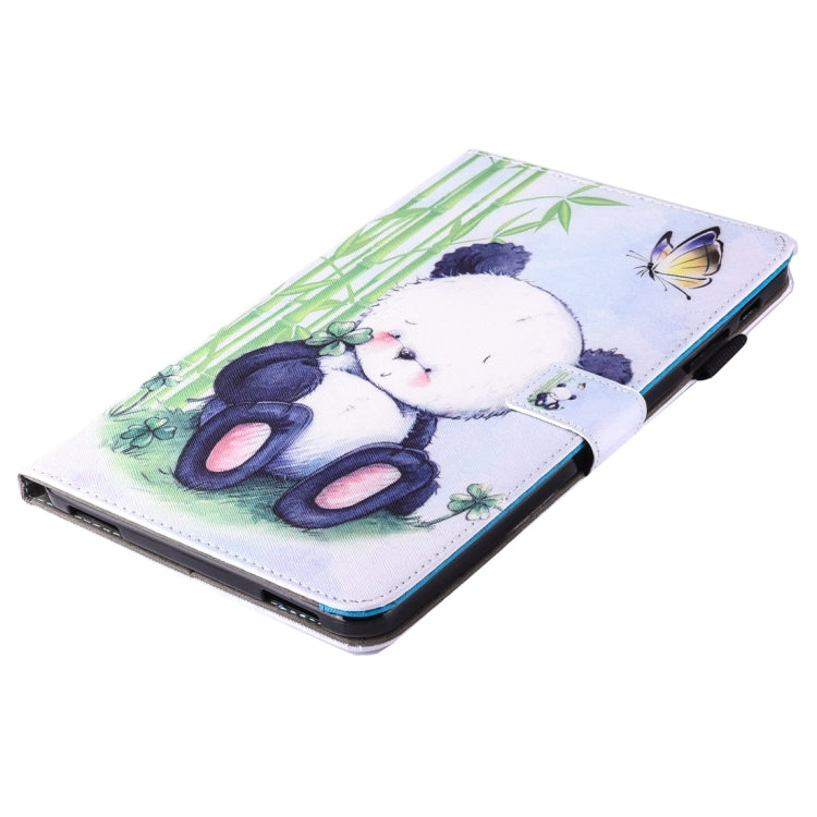 For Galaxy Tab A 10.1 (2016) / T580 Lovely Cartoon Panda Pattern Horizontal Flip Leather Case with Holder & Card Slots & Pen Slot by bashfashion