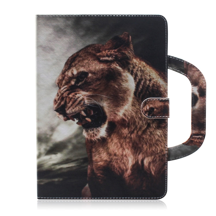 Lion Pattern Horizontal Flip Leather Case for Galaxy Tab A 8 (2019) / P200 / P205, with Holder & Card Slot & Wallet by bashfashion