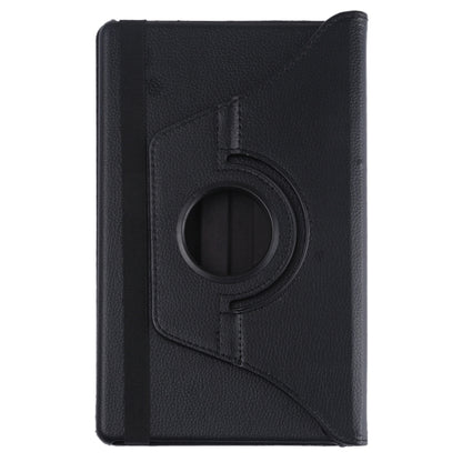 Litchi Texture Horizontal Flip 360 Degrees Rotation Leather Case for Galaxy Tab A 10.1 (2019) T510 / T515, with Holder (Black) by bashfashion