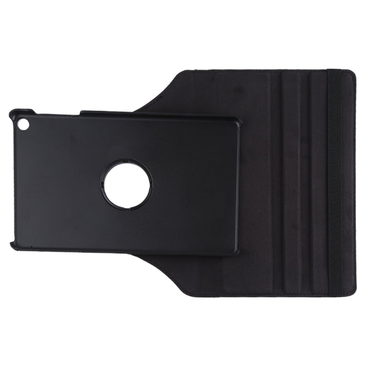 Litchi Texture Horizontal Flip 360 Degrees Rotation Leather Case for Galaxy Tab A 10.1 (2019) T510 / T515, with Holder (Black) by bashfashion