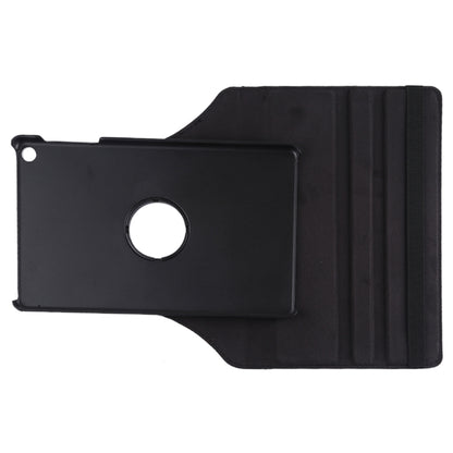 Litchi Texture Horizontal Flip 360 Degrees Rotation Leather Case for Galaxy Tab A 10.1 (2019) T510 / T515, with Holder (Black) by bashfashion