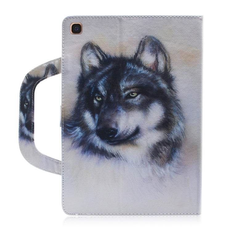 Wolf Pattern Horizontal Flip Leather Case for Galaxy Tab A 10.1 (2019) T510 / T515, with Holder & Card Slot & Wallet by bashfashion