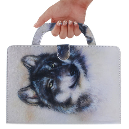 Wolf Pattern Horizontal Flip Leather Case for Galaxy Tab A 10.1 (2019) T510 / T515, with Holder & Card Slot & Wallet by bashfashion