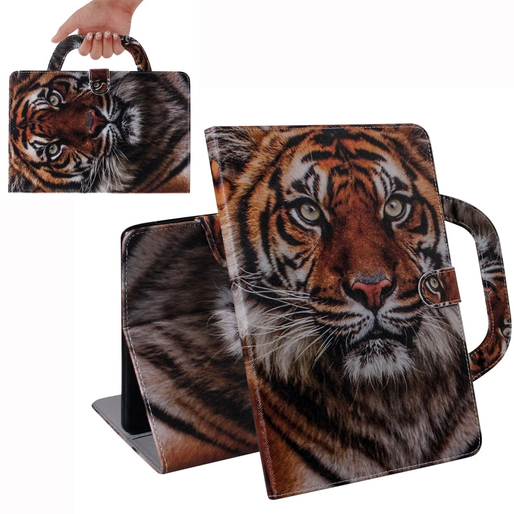 Tiger Pattern Horizontal Flip Leather Case for Galaxy Tab A 10.1 (2019) T510 / T515, with Holder & Card Slot & Wallet by bashfashion
