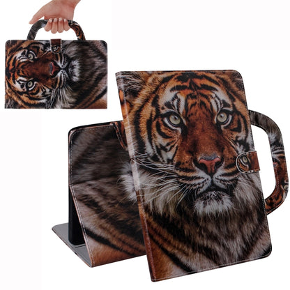 Tiger Pattern Horizontal Flip Leather Case for Galaxy Tab A 10.1 (2019) T510 / T515, with Holder & Card Slot & Wallet by bashfashion