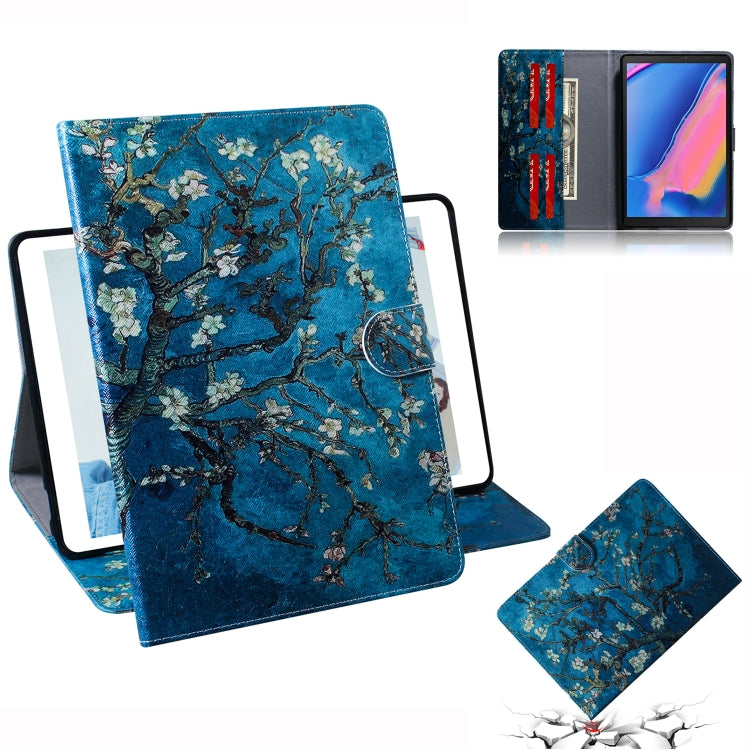 Apricot Blossom Pattern Horizontal Flip Leather Case for Galaxy Tab A 8 (2019) / P200 / P205, with Holder & Card Slot & Wallet by bashfashion