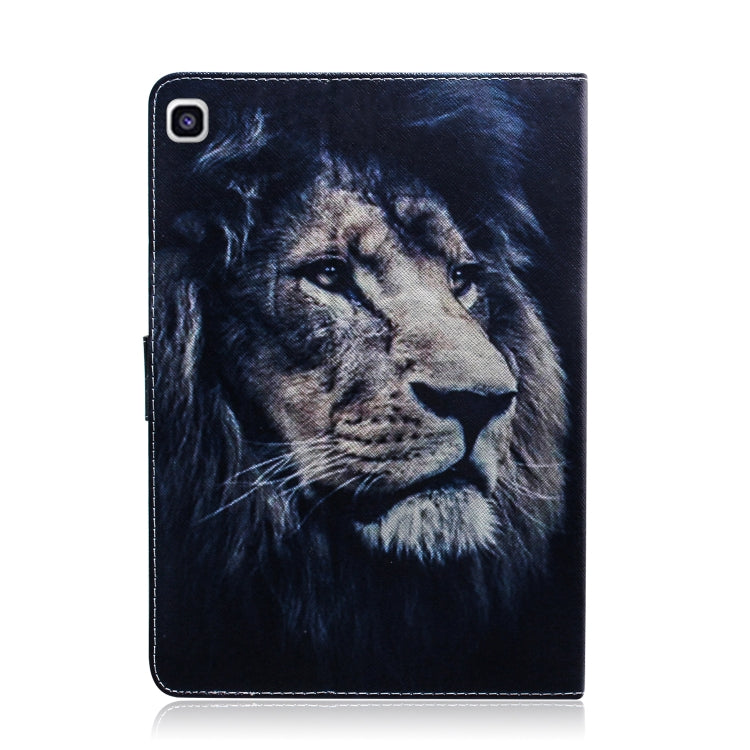 Lion Pattern Horizontal Flip Leather Case for Galaxy Tab A 8 (2019) / P200 / P205, with Holder & Card Slot & Wallet by bashfashion