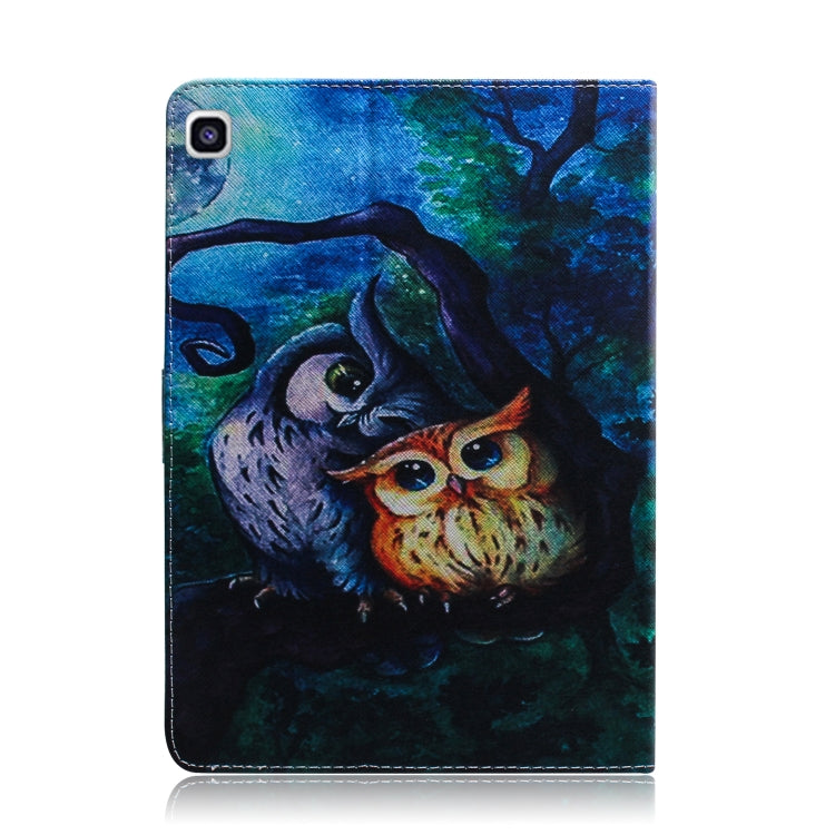 Oil Owl Pattern Horizontal Flip Leather Case for Galaxy Tab A 8 (2019) / P200 / P205, with Holder & Card Slot & Wallet by bashfashion