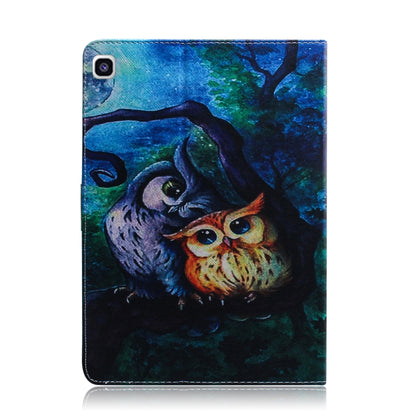 Oil Owl Pattern Horizontal Flip Leather Case for Galaxy Tab A 8 (2019) / P200 / P205, with Holder & Card Slot & Wallet by bashfashion