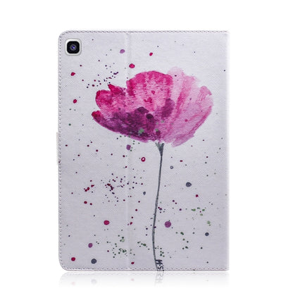 Purple Orchids Pattern Horizontal Flip Leather Case for Galaxy Tab A 8 (2019) / P200 / P205, with Holder & Card Slot & Wallet by bashfashion